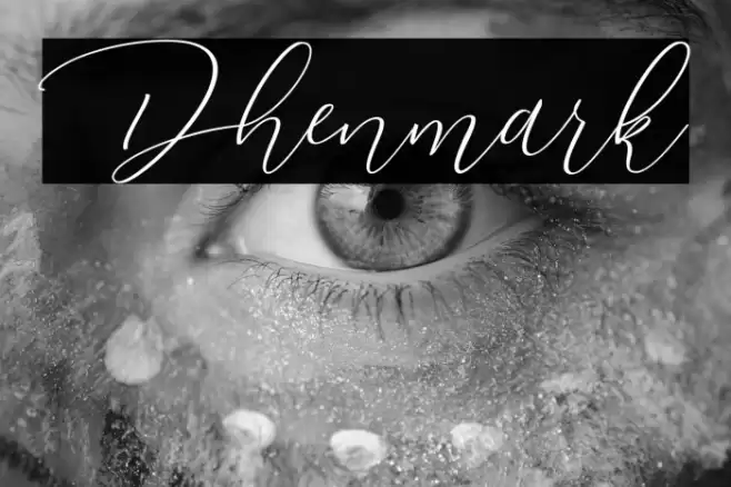 Dhenmark Font examples