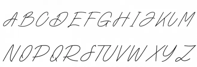 Dhestora Schriftart Groß