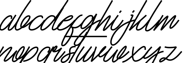 Dhestora Font LOWERCASE