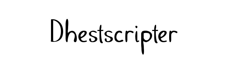 Dhestscripter  Frei Schriftart Herunterladen