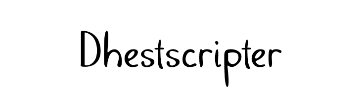 Dhestscripter  免费字体下载