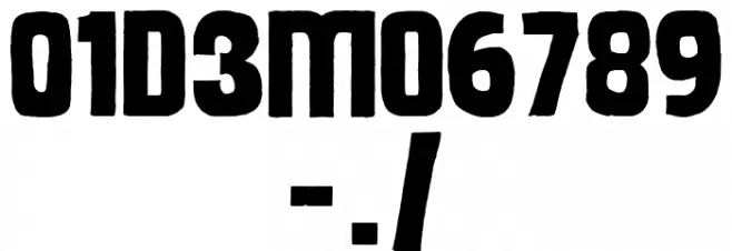 Dhino Regular 字体 其它煤焦