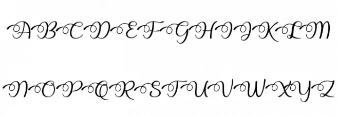 Dhitha 字体 大写