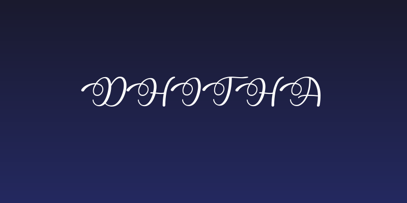 Dhitha Social Header