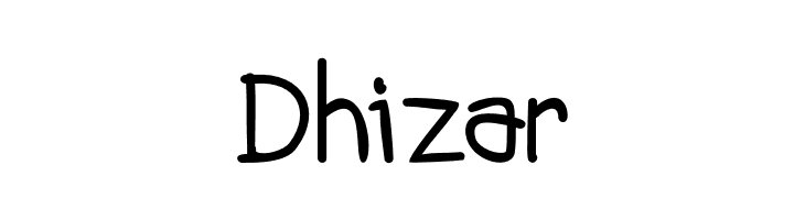 Dhizar  font caratteri gratis