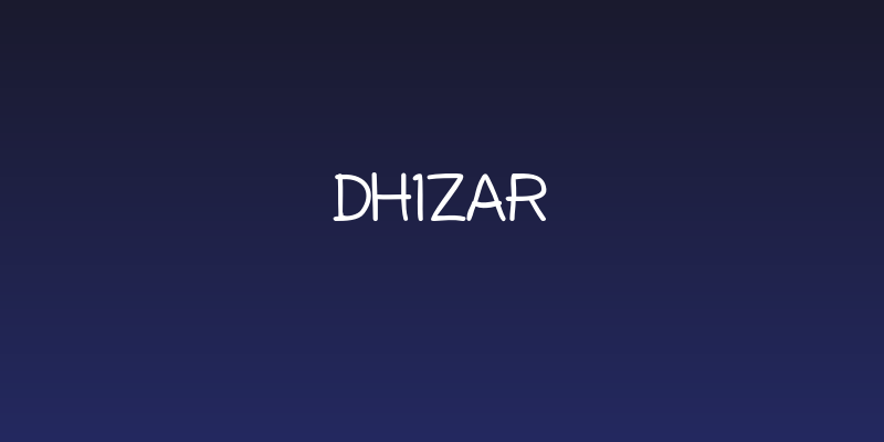 Dhizar Social Header