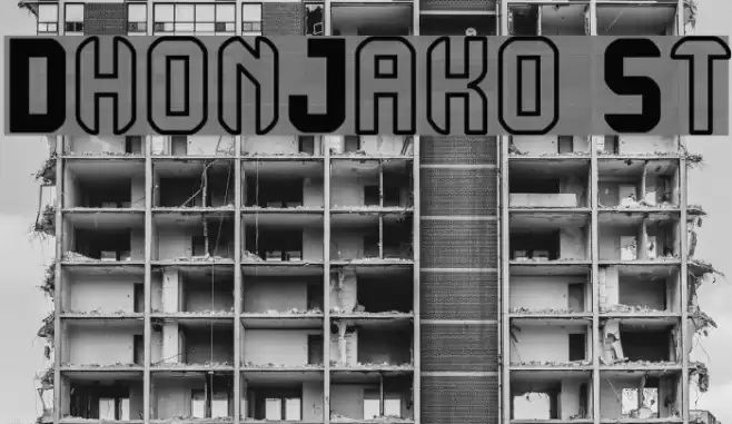 DhonJako St Font examples