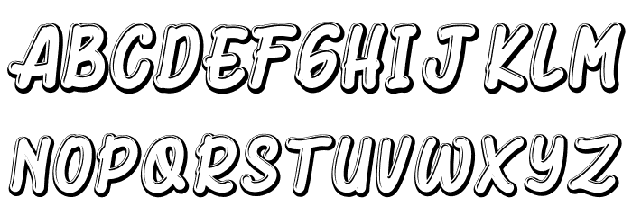 Dhuki Minerwo Font LOWERCASE