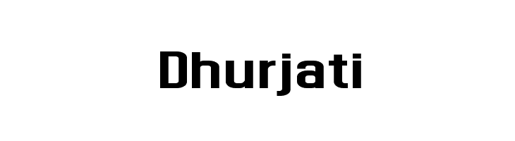 Dhurjati Font