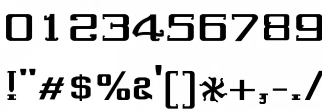 Dhurjati Font OTHER CHARS