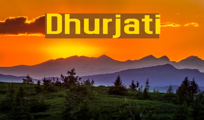Dhurjati Font examples