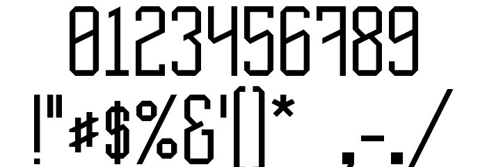 Dhuwur Loro Regular Font OTHER CHARS