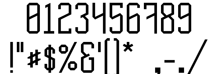 Dhuwur Regular Font OTHER CHARS