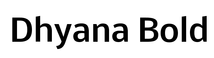 Dhyana Bold Font