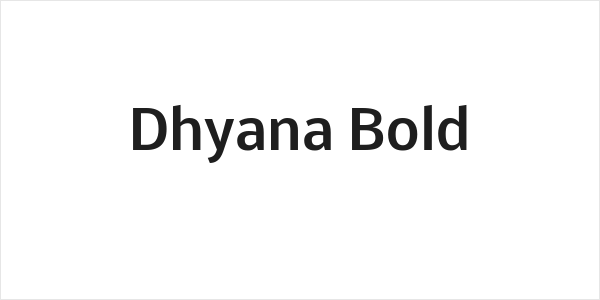 Dhyana Bold Logo