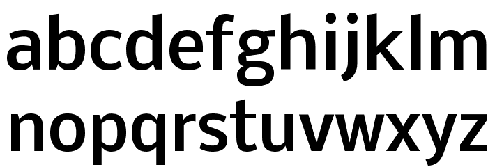 Dhyana Bold Font LOWERCASE