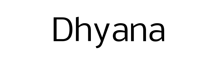 Dhyana Font