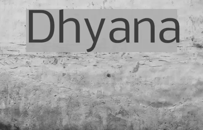 Dhyana Font examples