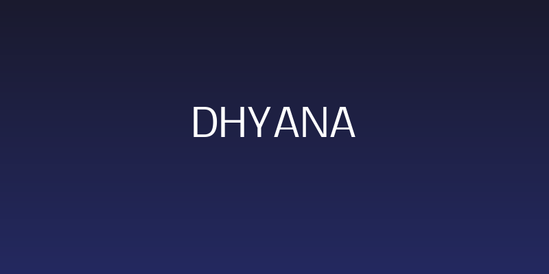 Dhyana Social Header