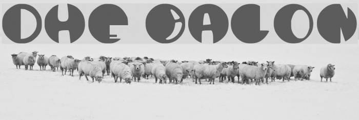 dhe balon Font examples