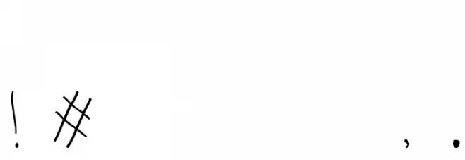 dhe child font Font OTHER CHARS