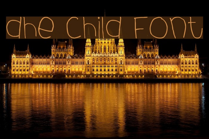 dhe child font Font examples