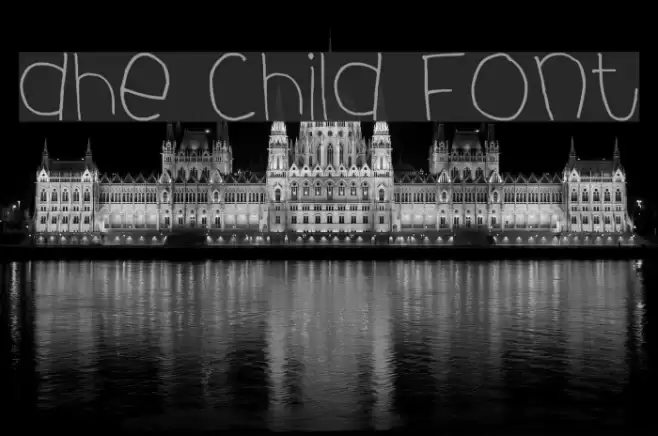 dhe child font Font examples