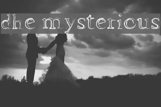 dhe mysterious Font examples