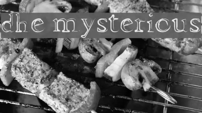 dhe mysterious Font examples