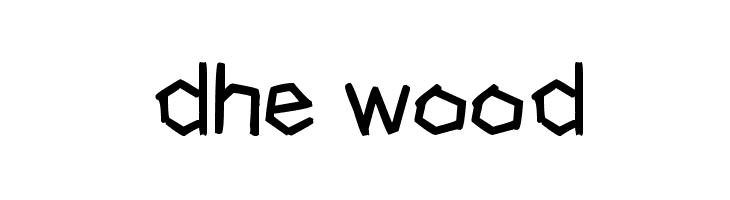 dhe wood  baixar fontes gratis