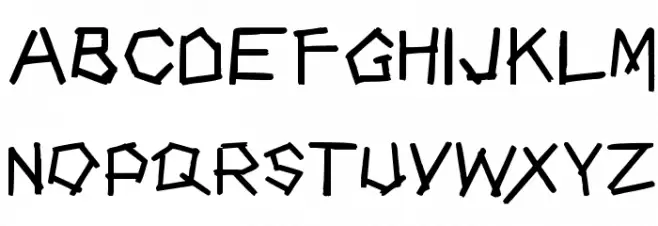 dhe wood 字体 大写