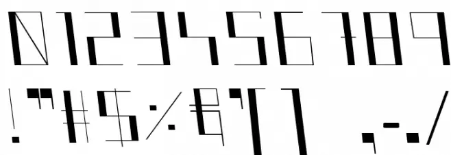 DIAG0 Font OTHER CHARS