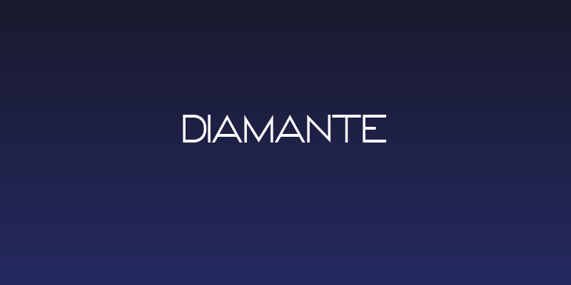 DIAMANTE Social Header