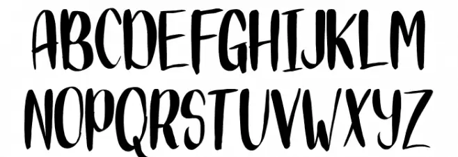 DIARY KIDIES Schriftart Groß