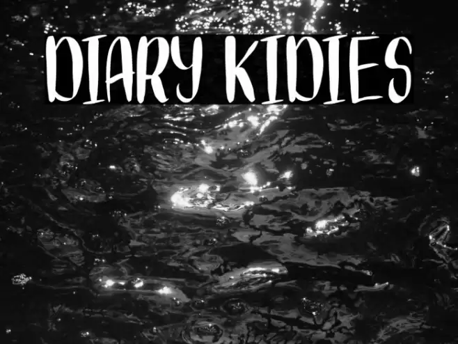 DIARY KIDIES Font examples