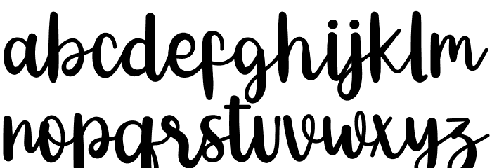 DIARY Panda Font LOWERCASE
