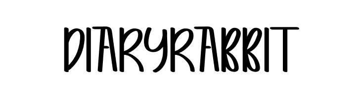 DIARY RABBIT  font caratteri gratis