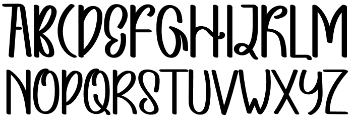 DIARY RABBIT Font LOWERCASE