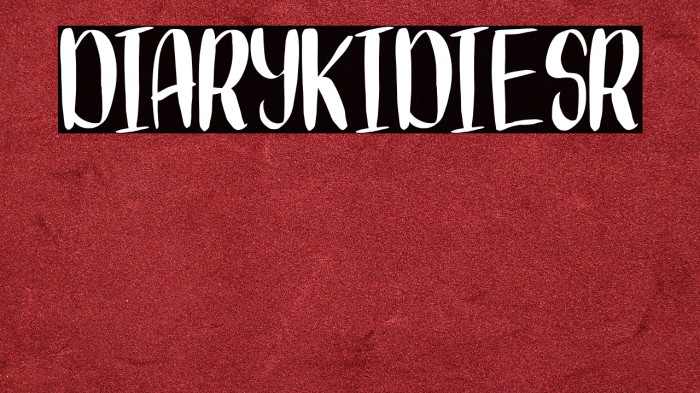 DIARYKIDIESRegular Example 1