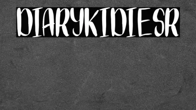 DIARYKIDIESRegular Example 1