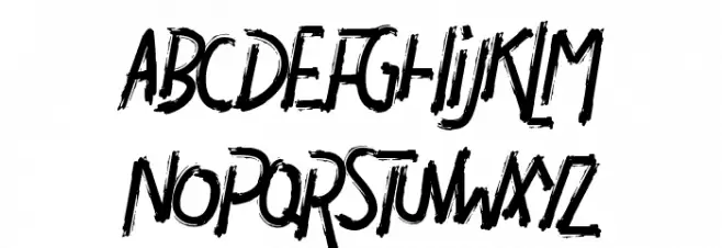 DIAVOLO フォント 大文字