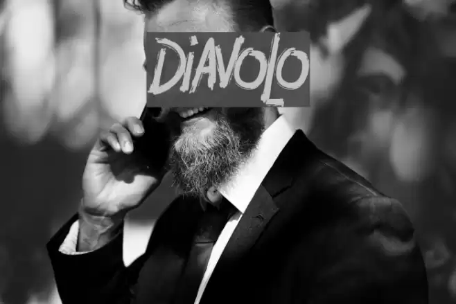 DIAVOLO Font examples