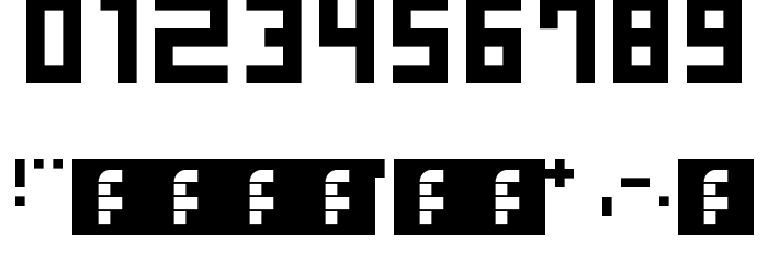 DICE Regular Font OTHER CHARS
