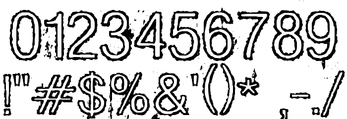 DIESEL Font OTHER CHARS