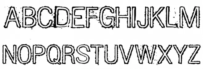 DIESEL Шрифта ВЕРХНИЙ