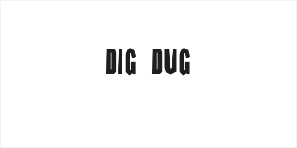 DIG DUG Logo