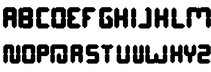 DIGITAL GOTHIC Font LOWERCASE