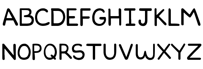 DILBERTFONT2 Font LOWERCASE