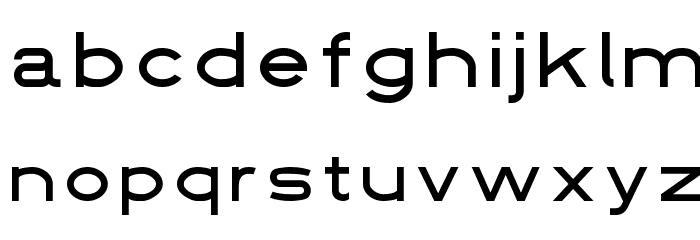 DIN 1451 fette Breitschrift 1936 Font LOWERCASE