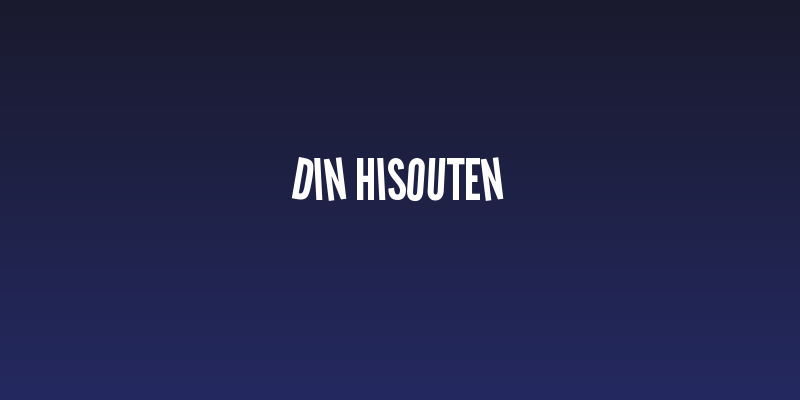 DIN Hisouten Social Header